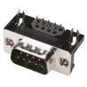 ASSMANN WSW 9 Way Right Angle 2.77 mm Pitch Through Hole D-Sub Connector with PCB Male A-DS 09 A/KG-F