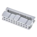 ASSMANN WSW 20-Way IDC Connector Female for Cable, 2 Row, 250V AC, 3A Current AWP 20-7240-T