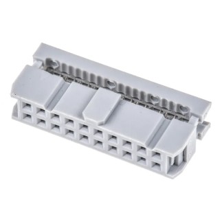 ASSMANN WSW 20-Way IDC Connector Female for Cable, 2 Row, 250V AC, 3A Current AWP 20-7240-T