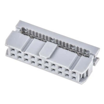 ASSMANN WSW 20-Way IDC Connector Female for Cable, 2 Row, 250V AC, 3A Current AWP 20-7240-T