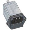 Roxburgh EMC IEC Filter RIR0222H 250 V AC 250 V DC 2A Screw Mount Faston Termination RIR0222H