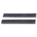 ASSMANN WSW AW 127 Series Straight Through Hole PCB Socket, 20-Contact, 1 Row, 2.54 mm Pitch, Solder AW 127-20/Z-HP