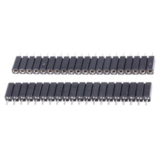 ASSMANN WSW AW 127 Series Straight Through Hole PCB Socket, 20-Contact, 1 Row, 2.54 mm Pitch, Solder AW 127-20/Z-HP