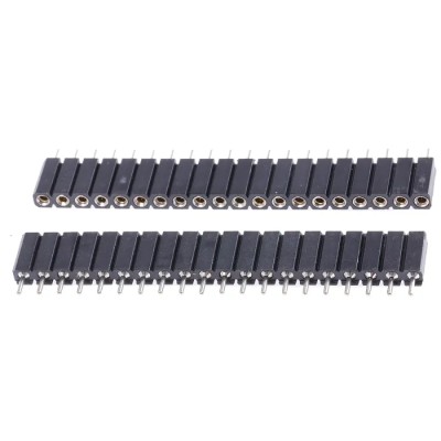 ASSMANN WSW AW 127 Series Straight Through Hole PCB Socket, 20-Contact, 1 Row, 2.54 mm Pitch, Solder AW 127-20/Z-HP