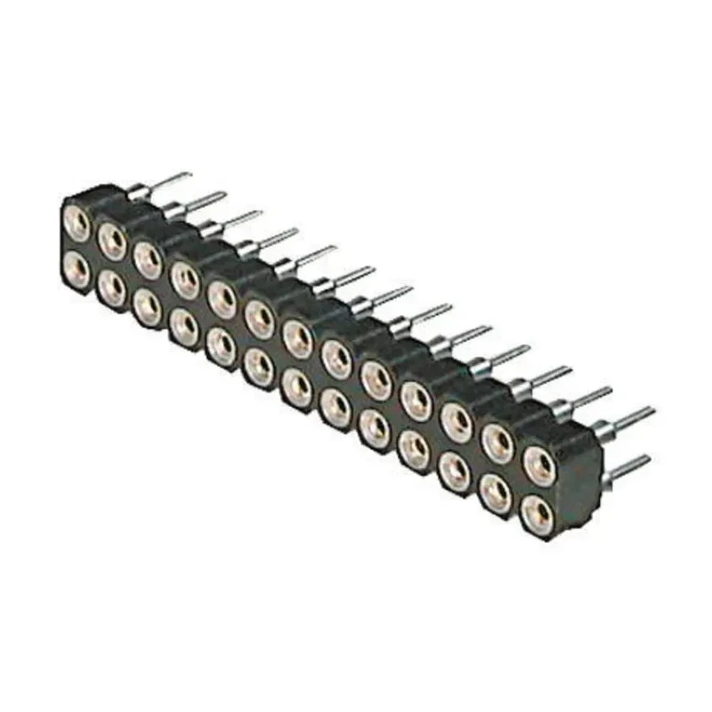 ASSMANN WSW AWD Series Straight Through Hole PCB Socket, 20-Contact, 2 Row, 2.54 mm Pitch Solder AWD 127/20/Z-T