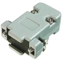 ASSMANN WSW AGP Series Polycarbonate Straight D-Sub Backshell 37 Way Strain Relief AGP 37 G-ME