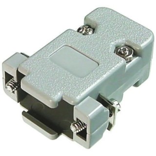 ASSMANN WSW AGP Series Zinc Straight D-Sub Backshell, 9 Way Strain Relief AGP 09 G-METALL