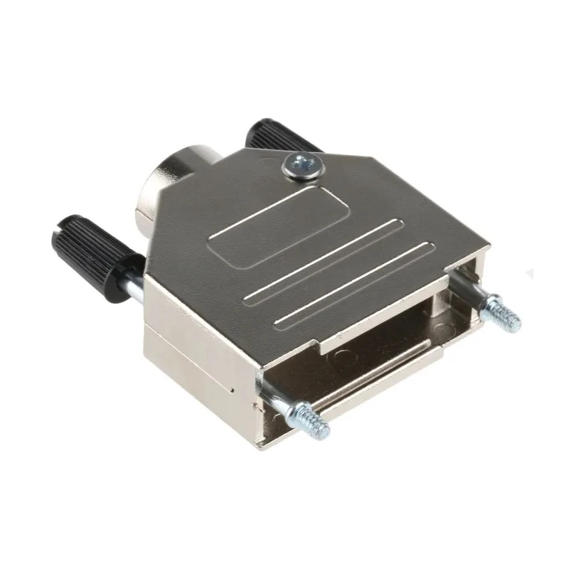 ASSMANN WSW Zinc Straight D-Sub Backshell 15 Way, Silver Metallised Housing AMET-15 RS