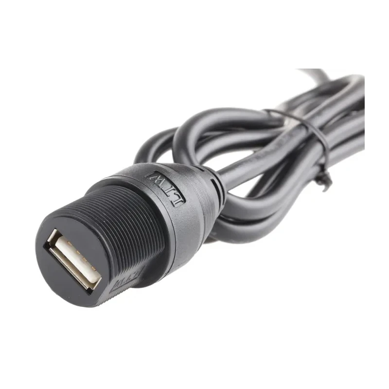 ASSMANN WSW USB Cable Female USB Type A to Female Unterminated 1 m Black PVC Jacket USB 2.0 A-KAB-USBA-FS-1M