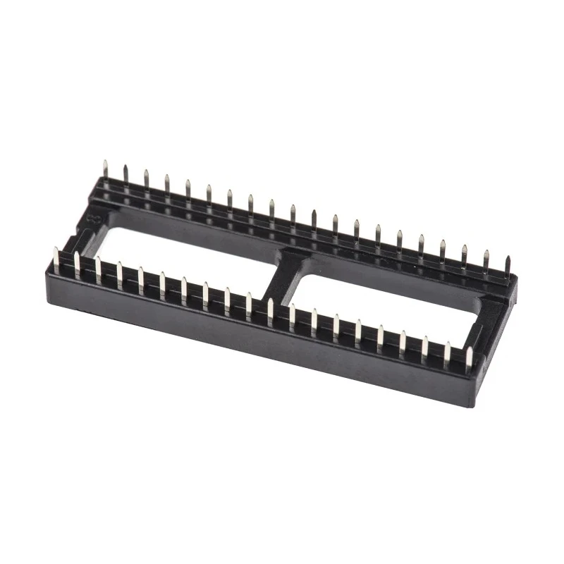 ASSMANN WSW 2.54 mm Pitch Vertical 40 Way Through Hole Stamped Pin Open Frame DIL Socket 1A A 40-LC-TT
