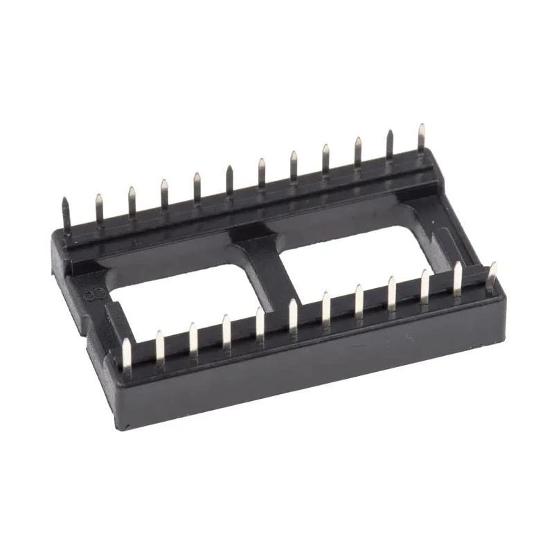 ASSMANN WSW 2.54 mm Pitch Vertical 24 Way Through Hole Stamped Pin Open Frame DIL Socket 1A A 24-LC-TT