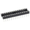 ASSMANN WSW 2.54 mm Pitch Vertical 28 Way Through Hole Turned Pin Open Frame DIL Socket 3A AR 28 HZL/7-TT