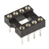 ASSMANN WSW 2.54 mm Pitch Vertical 8 Way Through Hole Turned Pin Open Frame DIL Socket 3A AR 08 HZL-TT