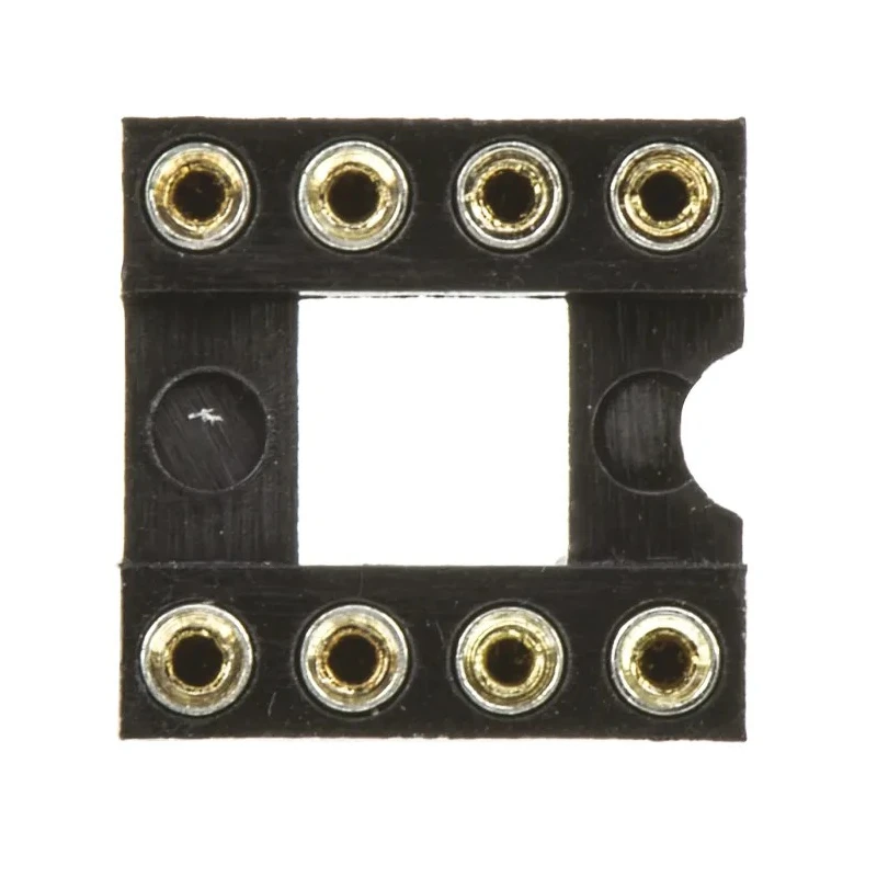 ASSMANN WSW 2.54 mm Pitch Vertical 8 Way Through Hole Turned Pin Open Frame DIL Socket 3A AR 08 HZL-TT