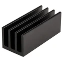 Fischer Elektronik Heatsink PCB Mounting Black Anodised 8.5K/W Thermal Resistance 19 mm Height 50 mm Length SK454 -50SA