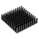 Fischer Elektronik Heatsink Universal Square Aluminium Black Anodised 13.8K/W 40mm x 40mm x 10mm ICK BGA 40x40x10
