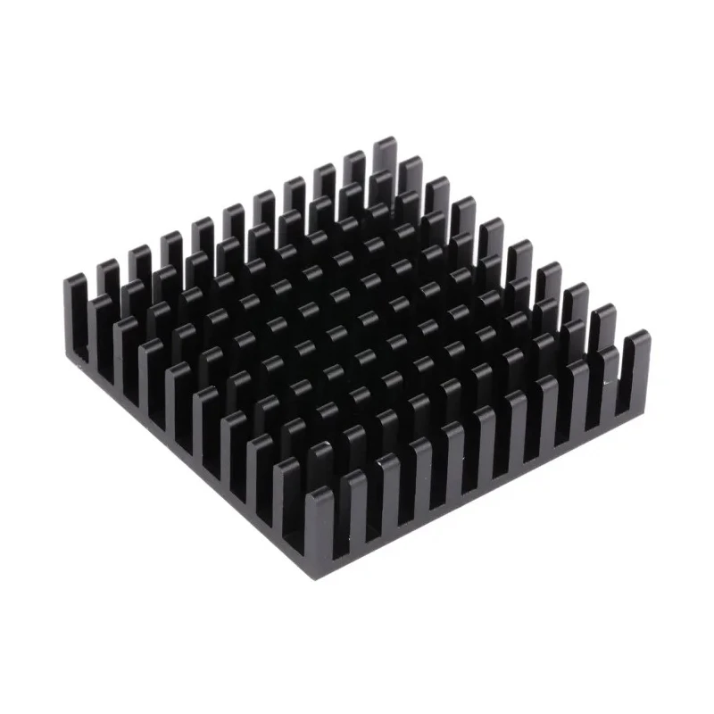 Fischer Elektronik Heatsink Universal Square Aluminium Black Anodised 13.8K/W 40mm x 40mm x 10mm ICK BGA 40x40x10