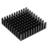 Fischer Elektronik Heatsink Universal Square Aluminium Black Anodised 13.8K/W 40mm x 40mm x 10mm ICK BGA 40x40x10