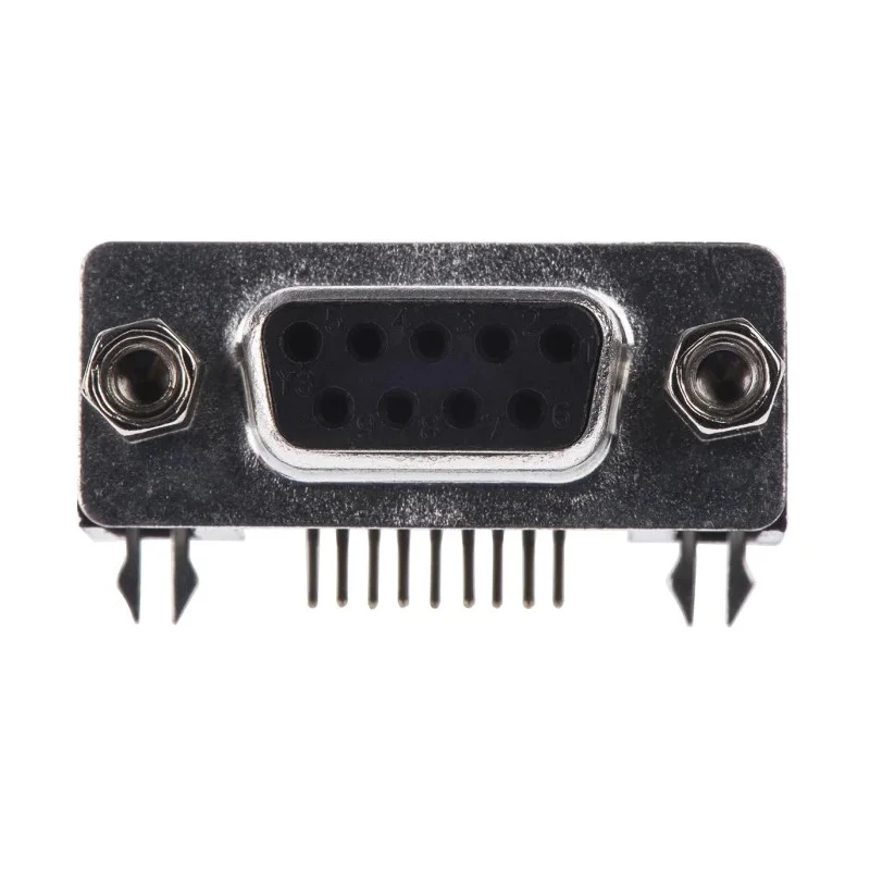 RS PRO D-Sub Right Angle 9 Way Through Hole Connector 2.77 mm Pitch 250V A-DF 09 A/KG-T2