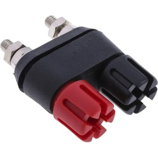 RS PRO 4 mm Black and Red Terminal Post 2BA Thread 30A 30 mm Height Insulated Fibreglass Reinforced Nylon 677-8759