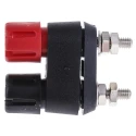RS PRO 4 mm Black and Red Terminal Post 2BA Thread 30A 30 mm Height Insulated Fibreglass Reinforced Nylon 677-8759