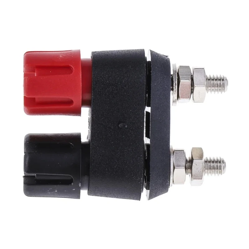 RS PRO 4 mm Black and Red Terminal Post 2BA Thread 30A 30 mm Height Insulated Fibreglass Reinforced Nylon 677-8759