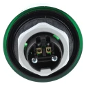 Werma EM 815 Series Green Beacon 230V AC/DC Steady Panel Incandescent Bulb IP65 IP65