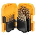 DeWALT 29-Piece Twist Drill Bit Set for Metal, 1 mm to 13 mm HSS-Co DT4957-QZ