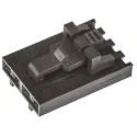 Molex SL Female Connector Housing 2.54 mm Pitch 4 Way 1 Row Straight 50-57-9404