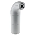 Werma Signal Tower 2 Lights Clear LED No Sounder Wall Tube Mount 230V ac 894.160.68