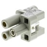 HARTING Power Connector Housing Cable Screw 2 Way Female 40A 830V Han Q 09120022752