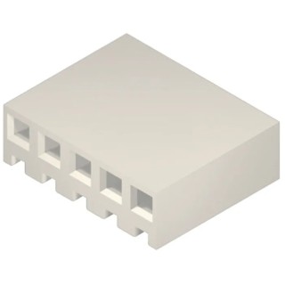 Molex KK 396 Female Connector Housing, 5 Way, 1 Row, 3.96 mm Pitch, Nylon Housing 09-50-7051