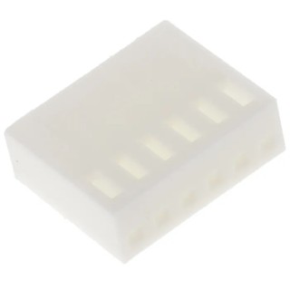 Molex KK 254 Female Connector Housing Nylon 2.54 mm Pitch 6 Way 1 Row Straight 10-11-2063
