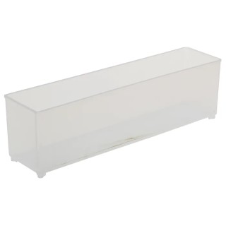 Raaco Transparent Polypropylene 1 Cell Compartment Box 47 mm x 39 mm x 163 mm 114653