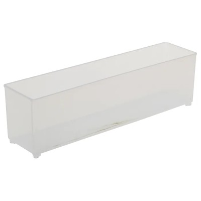Raaco Transparent Polypropylene 1 Cell Compartment Box 47 mm x 39 mm x 163 mm 114653