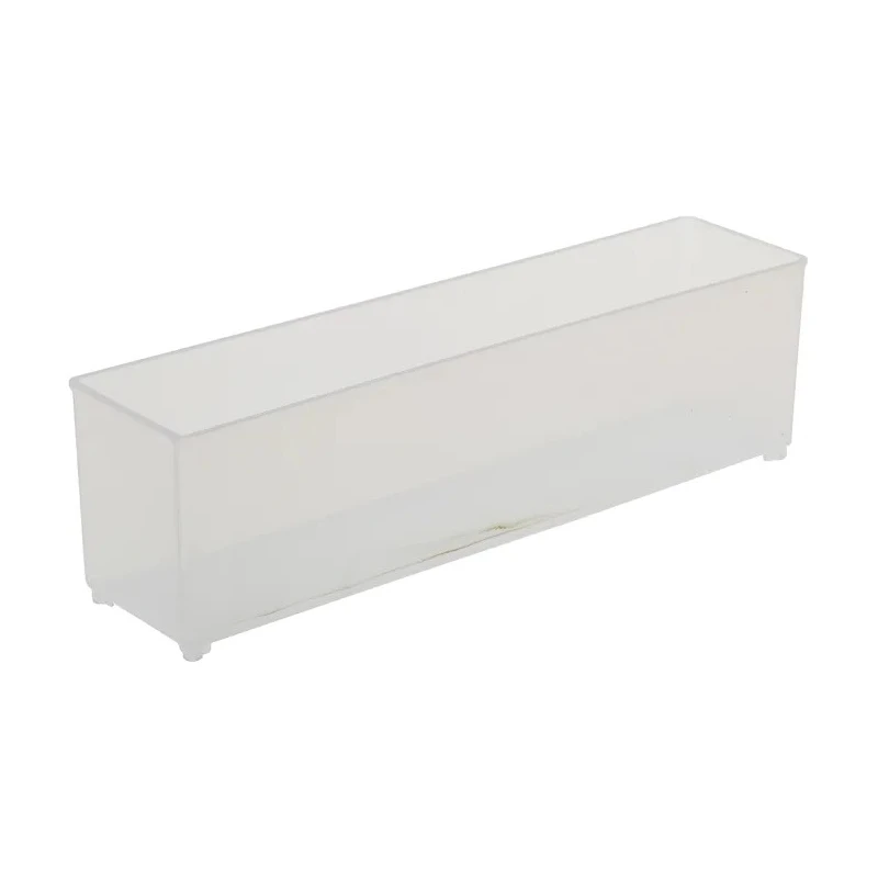 Raaco Transparent Polypropylene 1 Cell Compartment Box 47 mm x 39 mm x 163 mm 114653