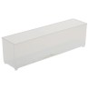 Raaco Transparent Polypropylene 1 Cell Compartment Box 47 mm x 39 mm x 163 mm 114653