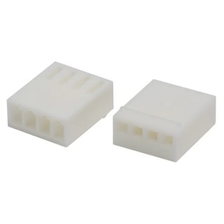 Molex KK 254 Female Connector Housing 2.54 mm Pitch 4 Way 1 Row Straight 22-01-2047