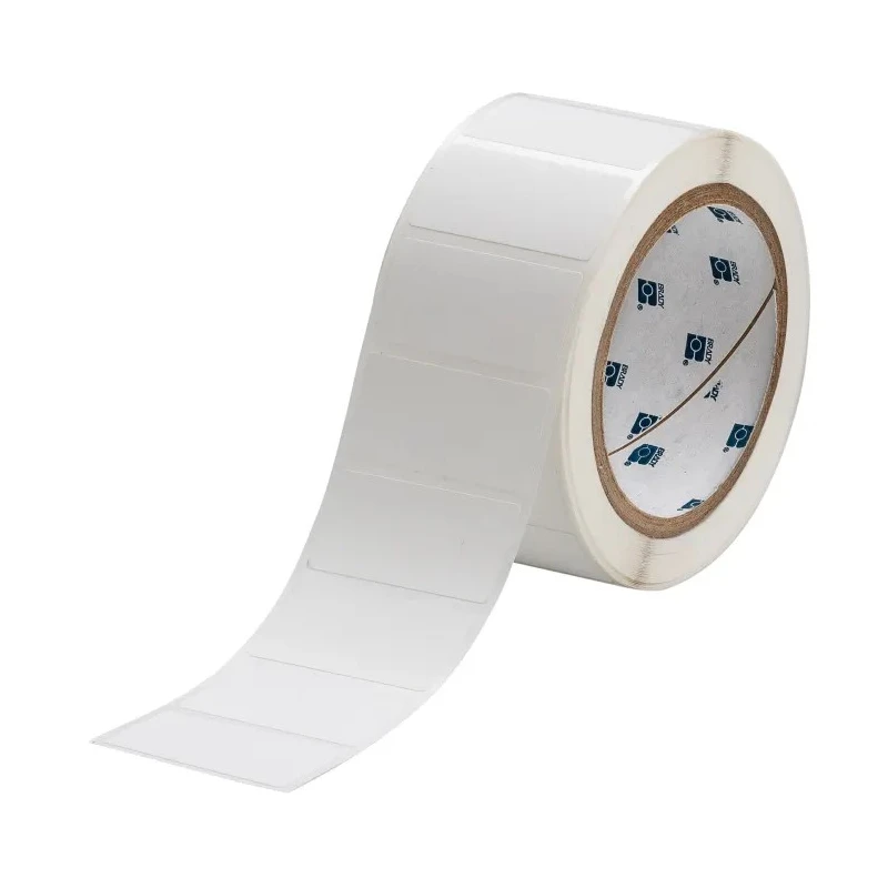 Brady Monocoloured on White Label Printer Label 50.8 mm Width 25.4 mm Length THT-17-423-3