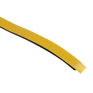 RS PRO Black EPDM Foam Tape, 12mm Width x 10m Length, 3mm Thickness, Single Sided Rubber Adhesive 567-963