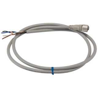 Omron Female 4 Way Straight to Female Unterminated Sensor Actuator Cable 1 m XS5F-D421-C80-F