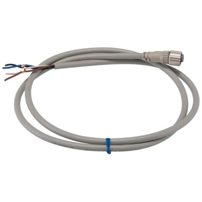 Omron Female 4 Way Straight to Female Unterminated Sensor Actuator Cable 1 m XS5F-D421-C80-F