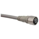 Omron Female 4 Way Straight to Female Unterminated Sensor Actuator Cable 1 m XS5F-D421-C80-F