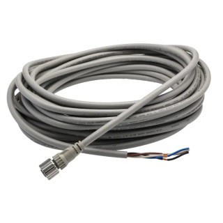 Omron Female 4 Way Straight to Male/Female 4 Way Unterminated Sensor Actuator Cable 10m XS5F-D421-J80-F