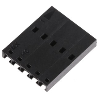 Molex SL Female Connector Housing 2.54 mm Pitch 5 Way 1 Row Straight 50-57-9005