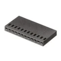 TE Connectivity AMPMODU MOD IV Female Connector Housing 2.54 mm Pitch 6 Way 1 Row Straight 1-87499-1
