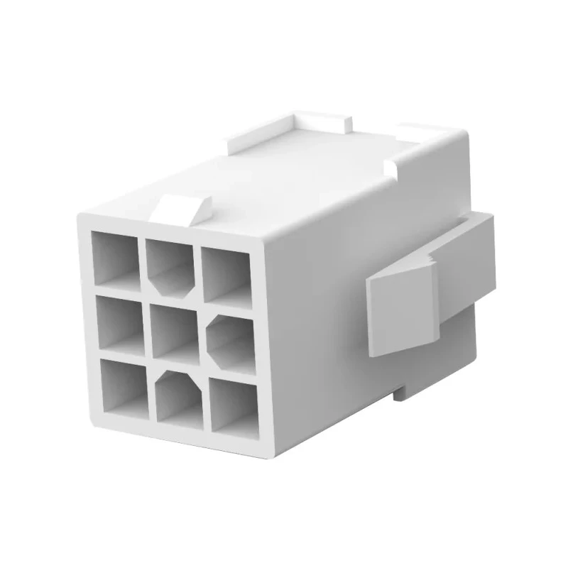 TE Connectivity Mini-Universal MATE-N-LOK Female Connector Housing, 4.2 mm Pitch, 9 Way 3 Row Straight 172332-1