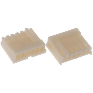 TE Connectivity EI Female Connector Housing 2.5 mm Pitch 6 Way 1 Row Straight 171822-6
