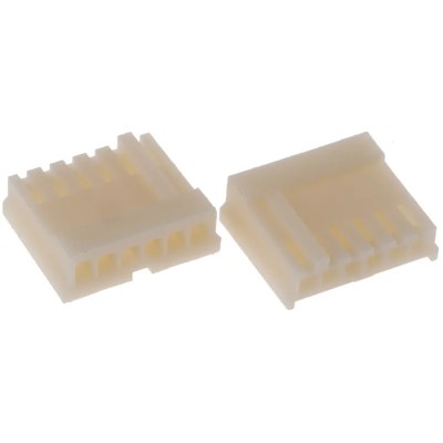 TE Connectivity EI Female Connector Housing 2.5 mm Pitch 6 Way 1 Row Straight 171822-6