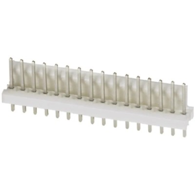 TE Connectivity MTA-100 Series Straight Through Hole Pin Header 16 Contacts 2.54 mm Pitch 1 Row Unshrouded 1-640456-6